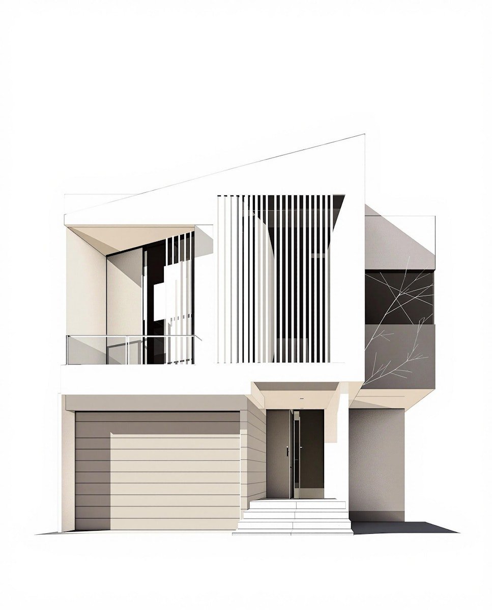 Bâtiment à l&rsquo;architecture épurée
